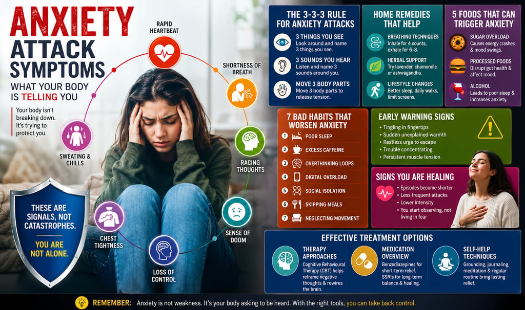 Anxiety attack symptoms