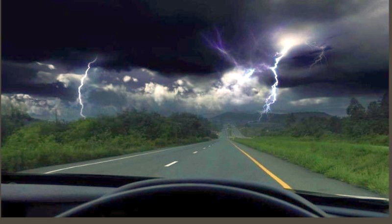 Driving in Hail or Thunderstorms