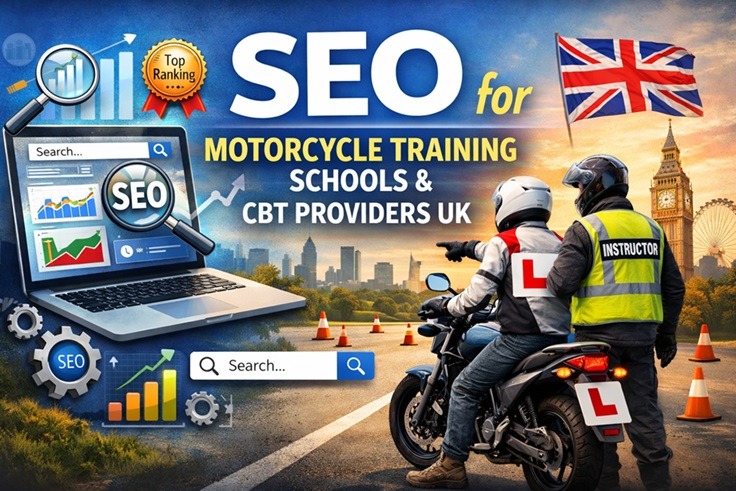 SEO for Motorcycle Training Schools and CBT Providers UK
