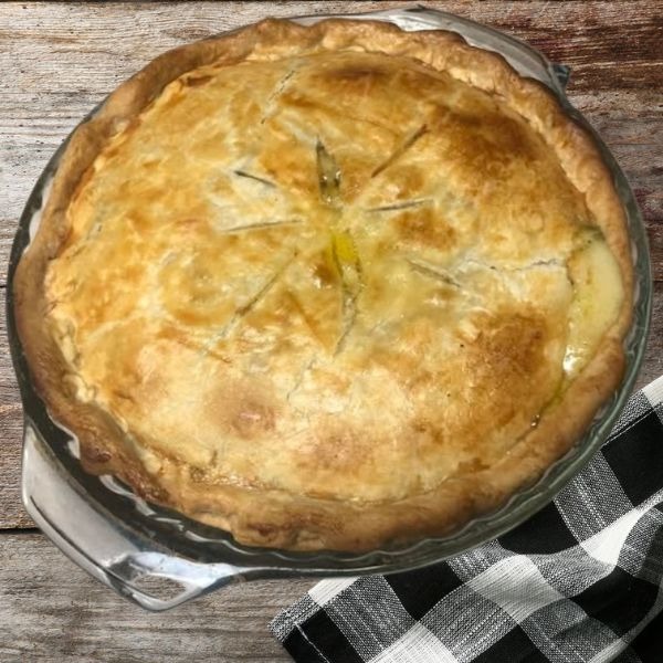a pie and a pie crust
