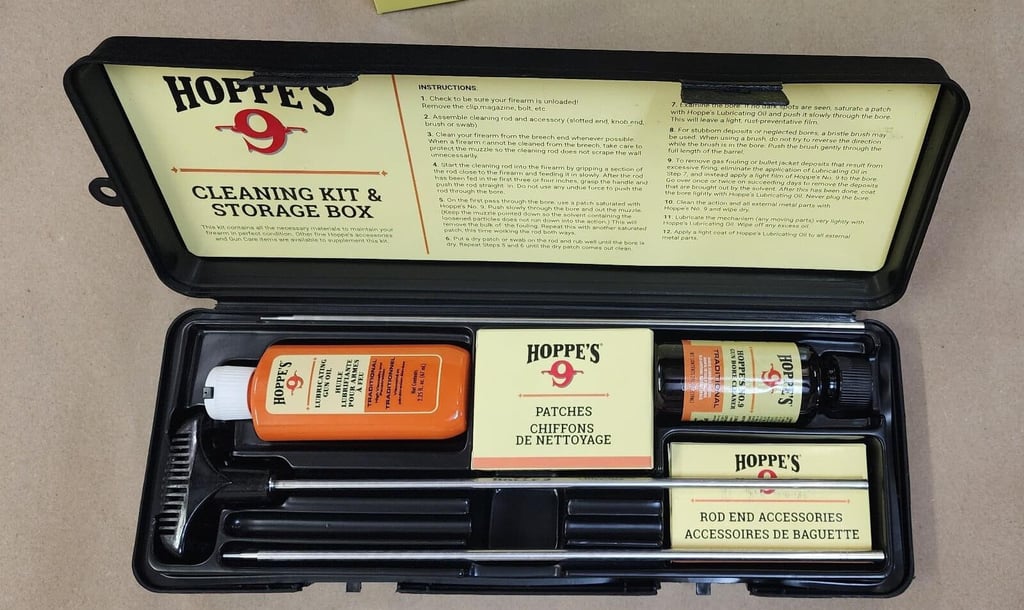 hoppe's gun cleaning kit