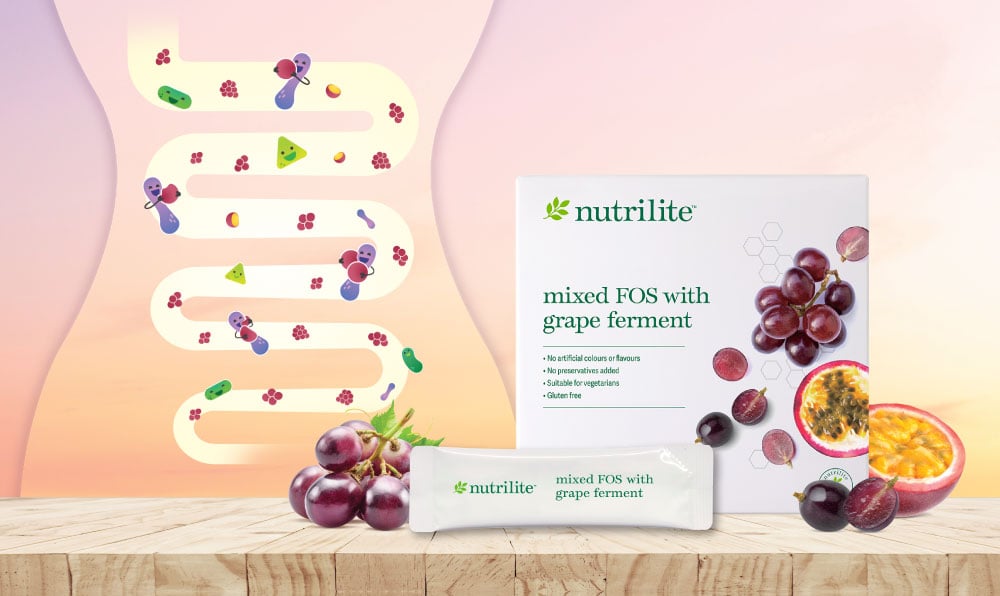 mixed FOS with Grape Ferment