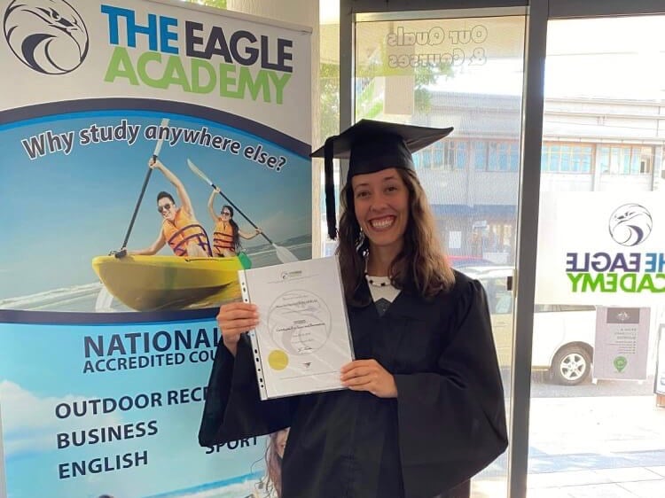 Foto de graduación de mi curso en Australia