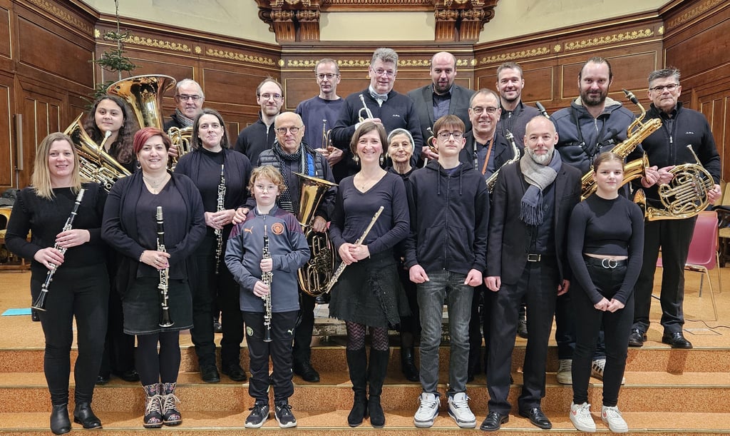 Photo de groupe concert de Janvier 2024