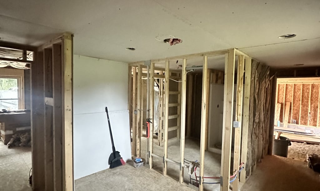 midway through addition project