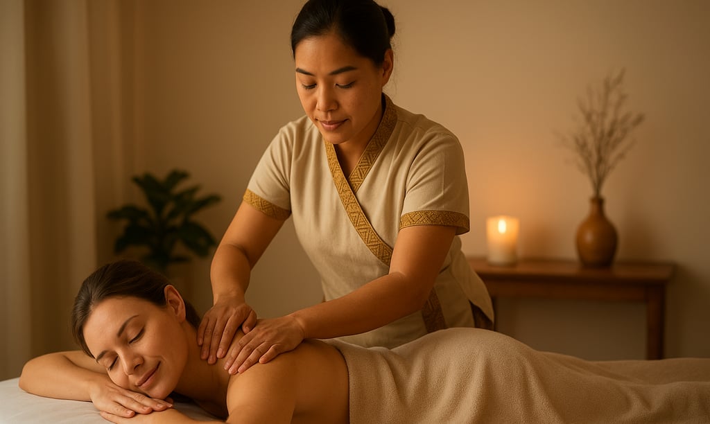 Thailändische Masseurin bei Bai Pho Thai Massage in Zossen – traditionelle Thaimassage zur Entspannu