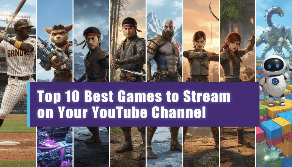 top 10 best games to stream on your youtube channel in 2025