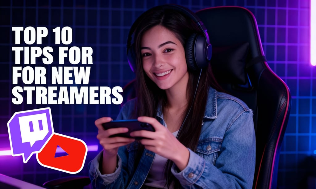 top 10 new streamers tips for beginners