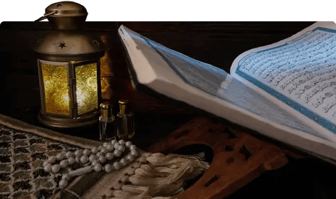 le coran et lampe