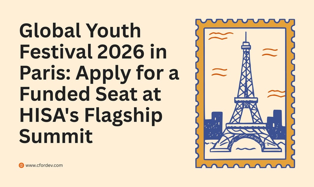 Global Youth Festival 2026 in Paris hosted by HISA — youth leadership and policy summit