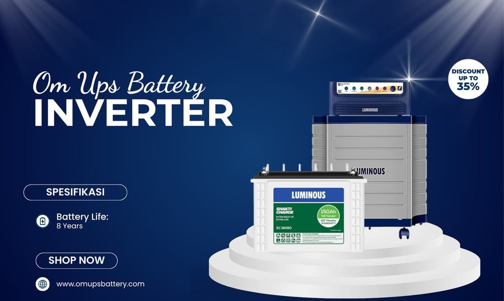 Om Ups Battery - Ups Battery in Singanallur, Coimbatore