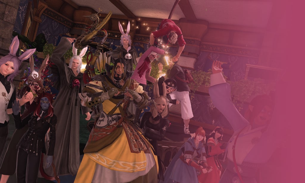 Hythlodaeus and Emet-Selch at a surprise party