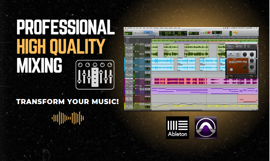 Professional audio mixing and mastering services to ensure your tracks are radio ready