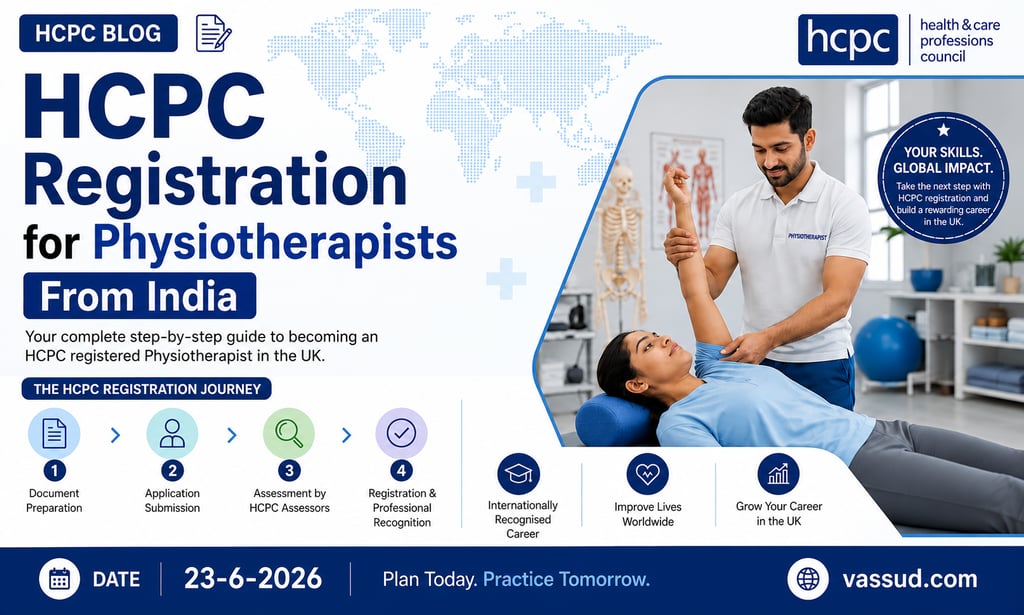 HCPC Registration for Physiotherapists From India — Application Guide (2026)