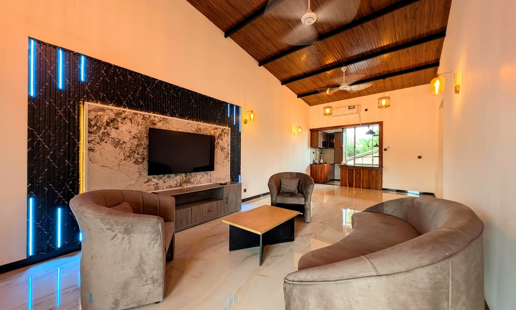 Living room at Kaveen Homes