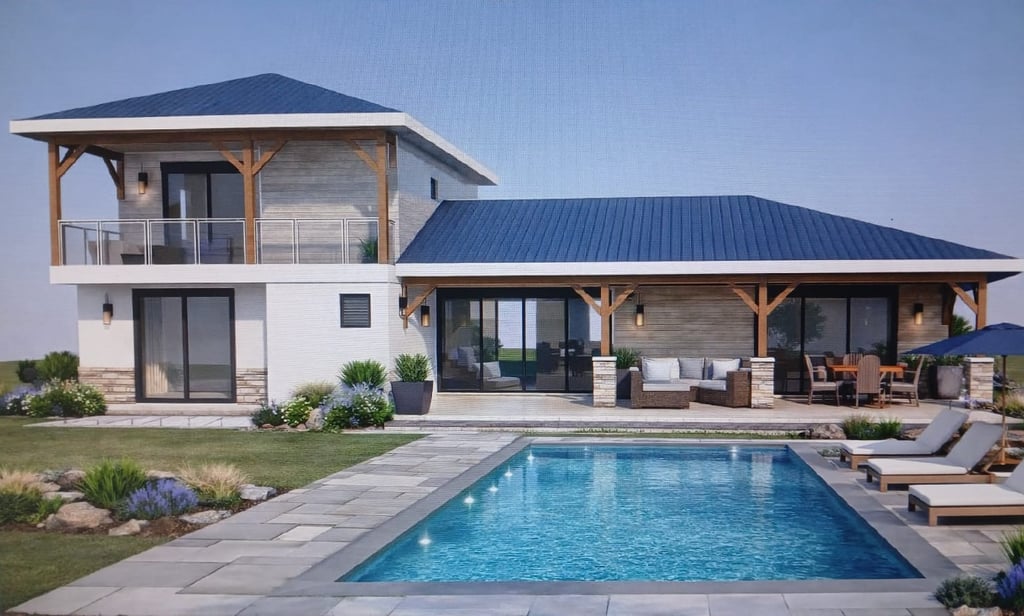 Maison clé en main Martinique - prix clé en main Villa sur mesure en bois - terrasse et piscine