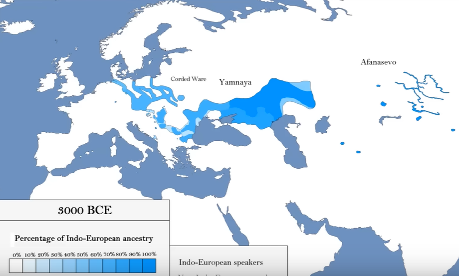 First state of Indo-European expansion 3000 BCE
