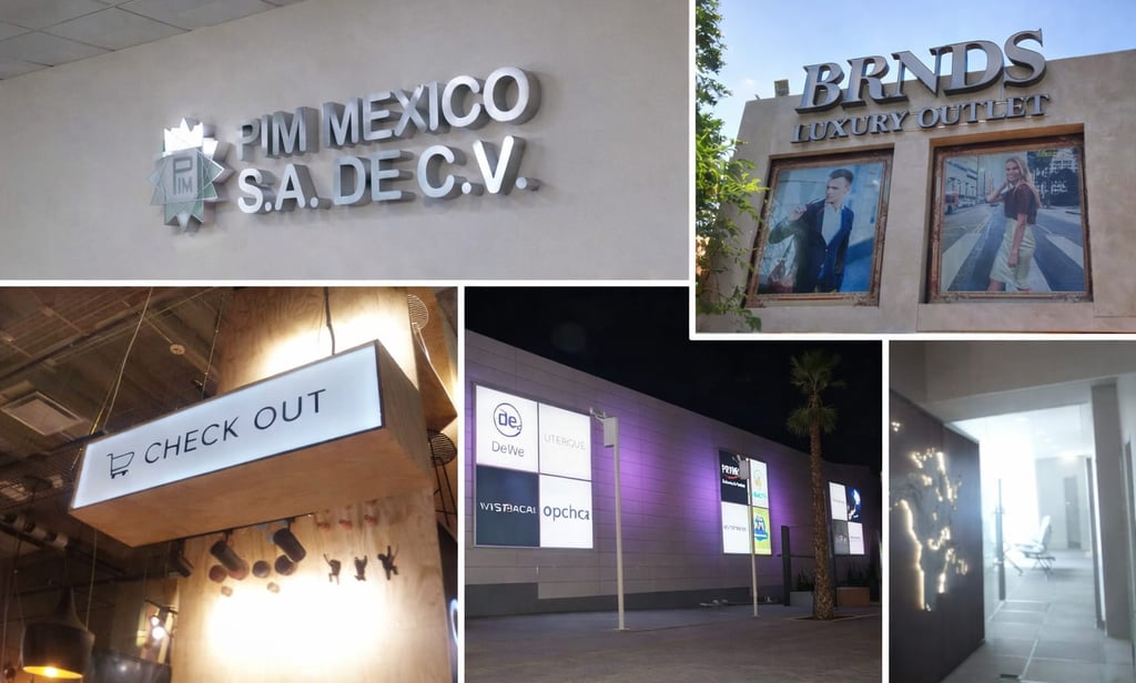 tipos de materiales para letreros  letreros de acrílico aluminio y pvc  qué material 