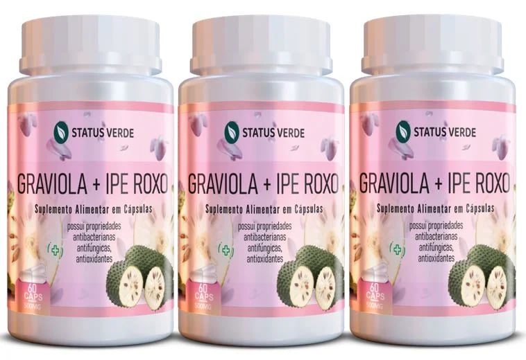 Graviola + Ipê Roxo em Cápsulas Para Que Serve?