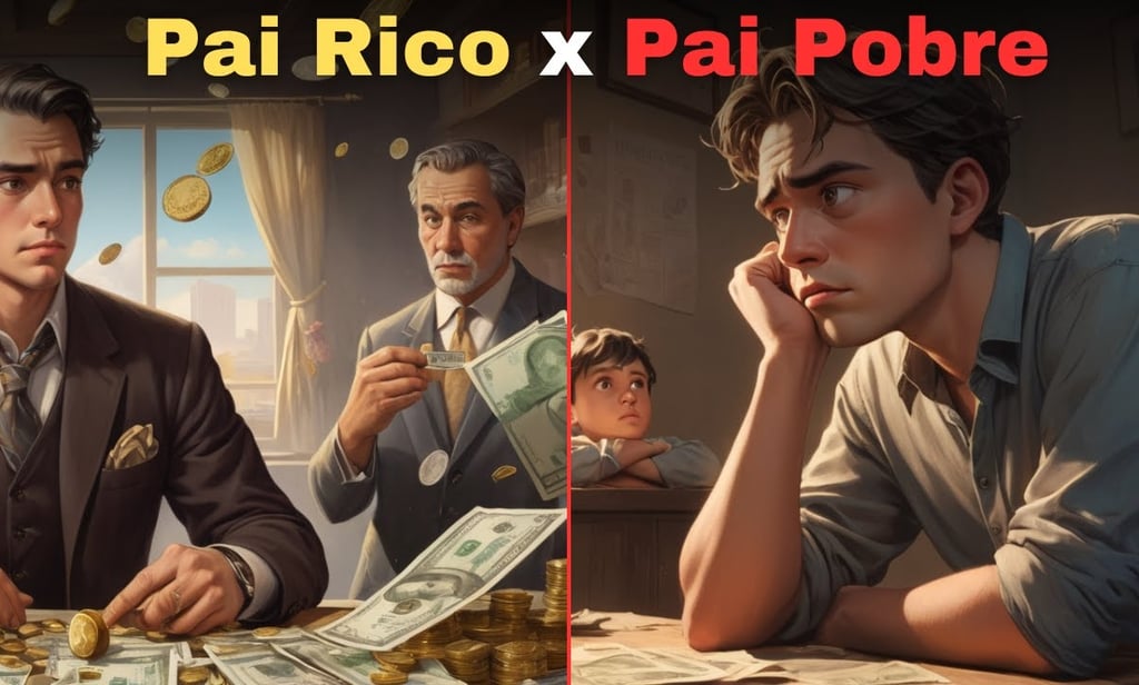 imagem ilustrativa do livro Pai rico, Pai Pobre.