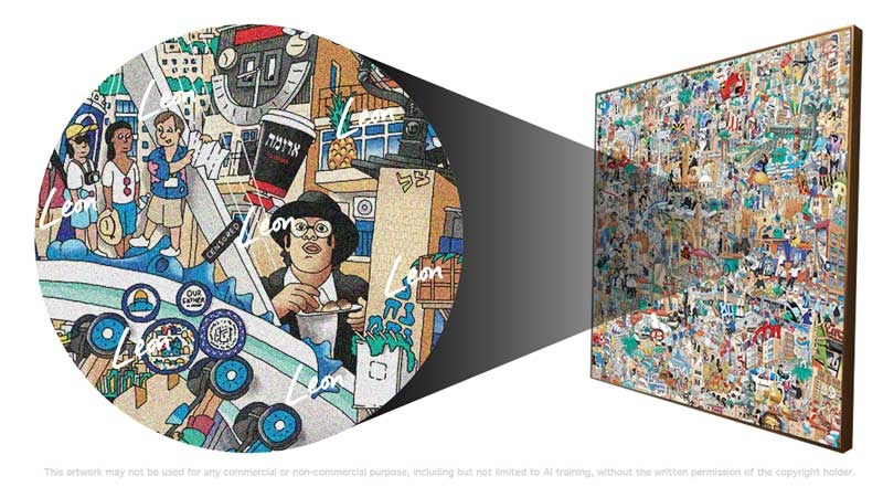 Nasa cruises next to a purple barrel of swimming