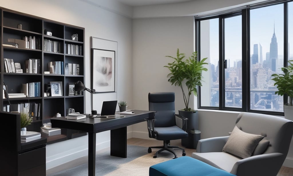 Bright living room with modern inventory