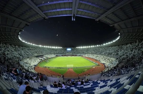 Dinamo Arena Tiflis von oben – Stadion von Dinamo Tiflis in Georgien