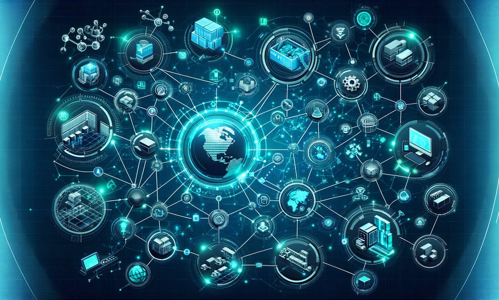 nodes of a supply chain