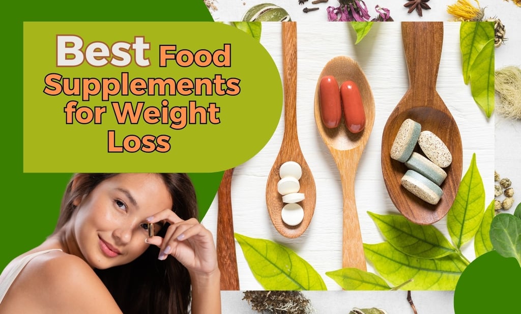 best food supplements for weight loss, a woman with  food supplements, food supplements with spoon 