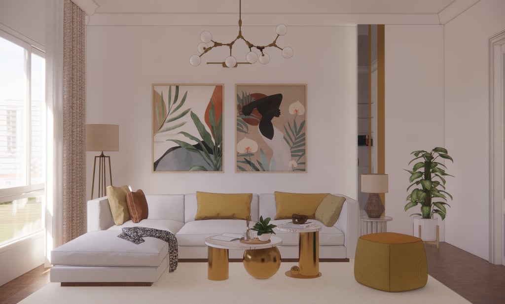a living room with a couch and a couch