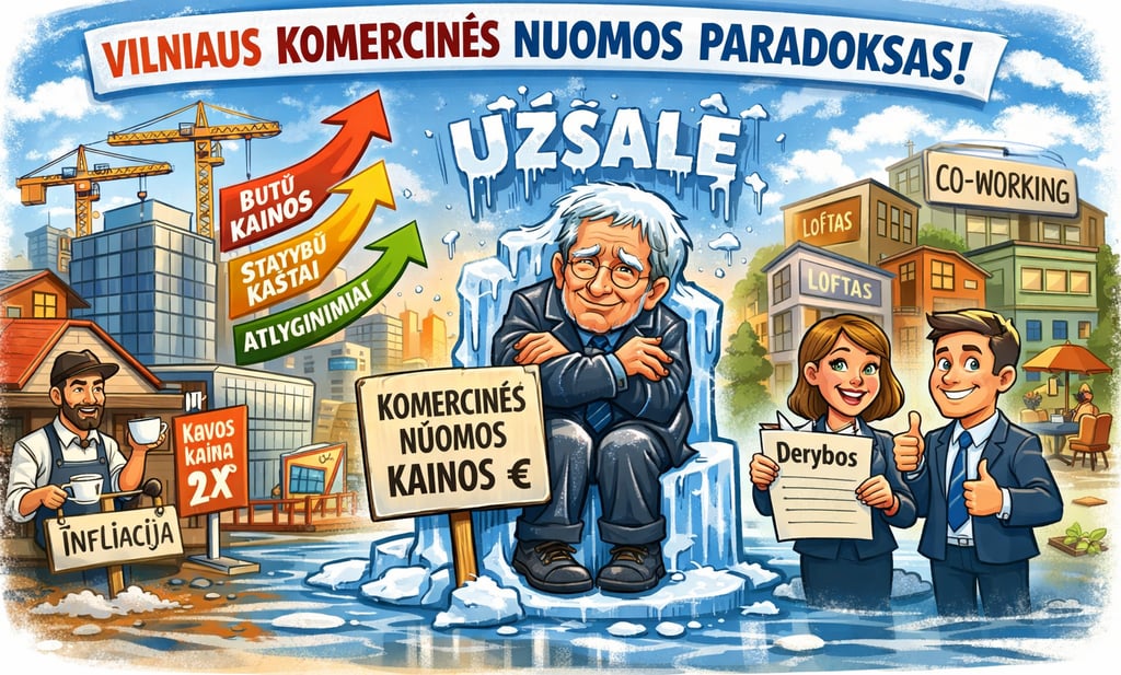 Vilniaus komercinio NT paradoksai