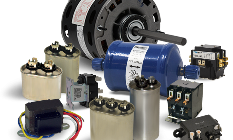 a group of different types of capacitorries