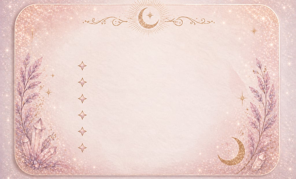 soft sparkly pastel background with celestial gold accents