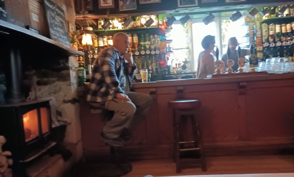 Locals and tourists mix at The Slad Inn