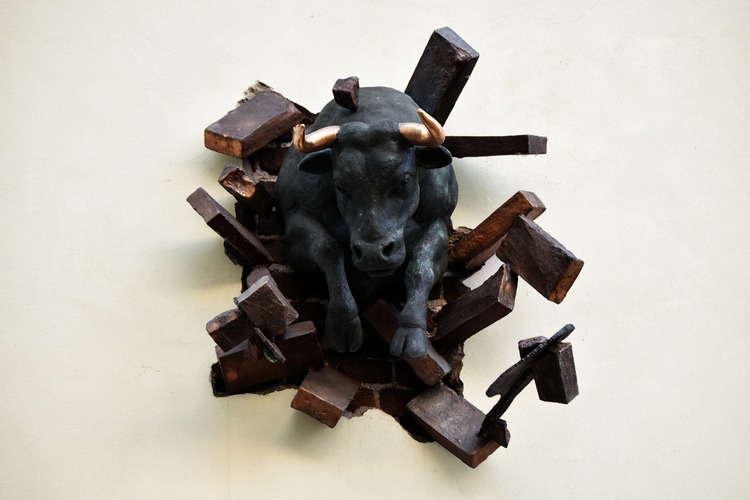 The Bull, in central Torino