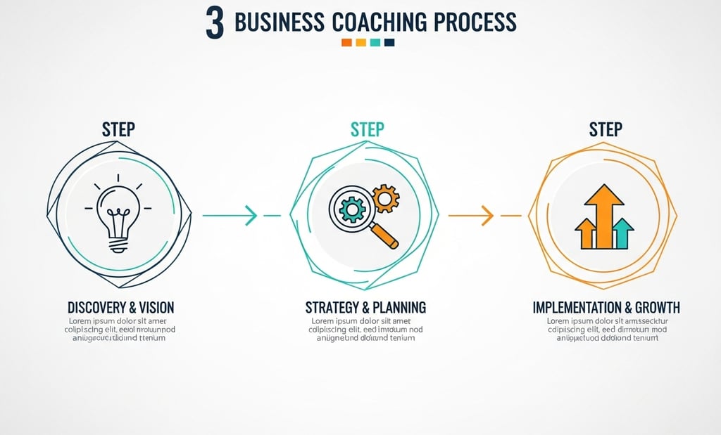 Three-step process infographic for modernizing legacy businesses.