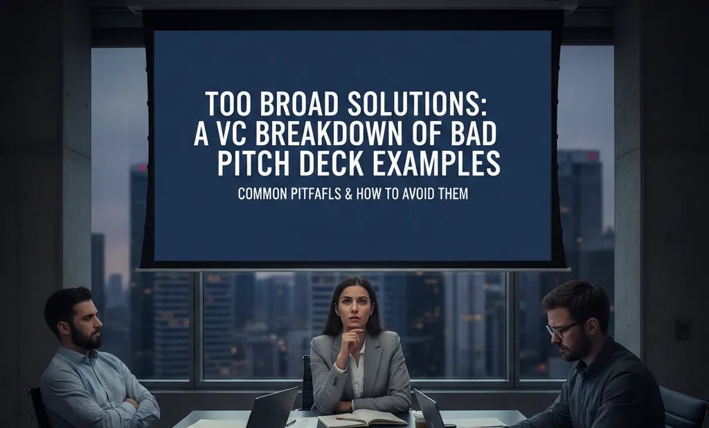 Too Broad Solutions: A VC Breakdown of Bad Pitch Deck Examples