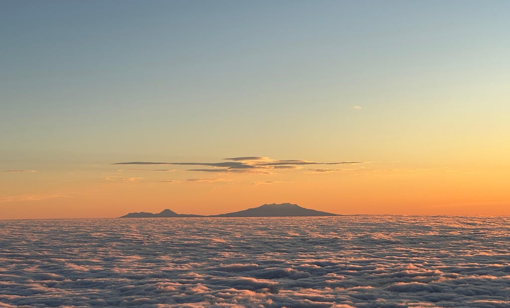 El monte Ruapehu visto desde el Taranaki
