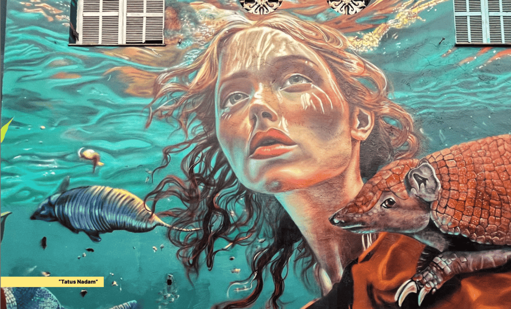 Jennifer Erny mergulhou na natureza do Tatuapé antes da urbanização, mostrando tatus nadando no Rio
