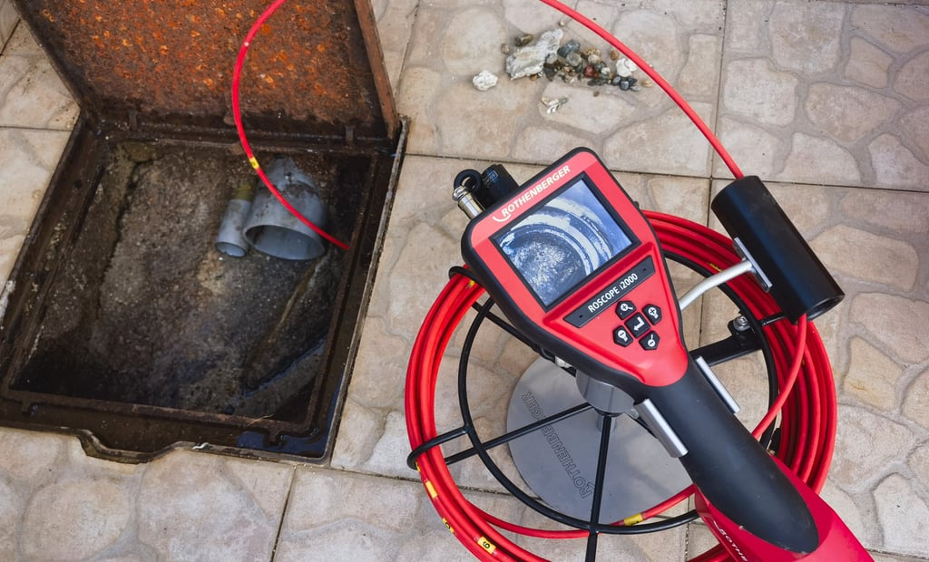 Camera Tuyaux bouché