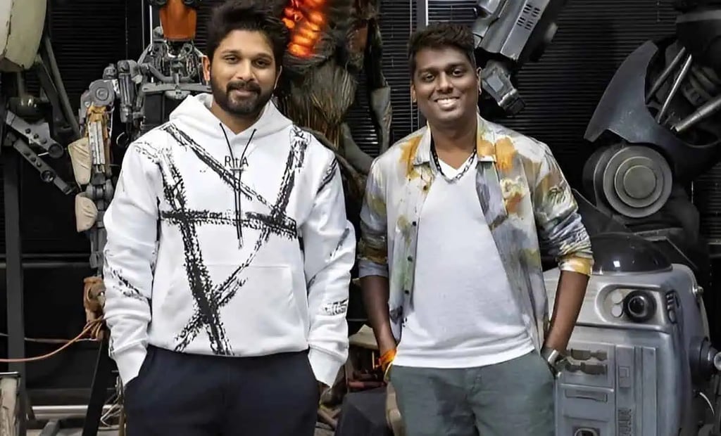 Atlle with Allu Arjun For AA22 * A6