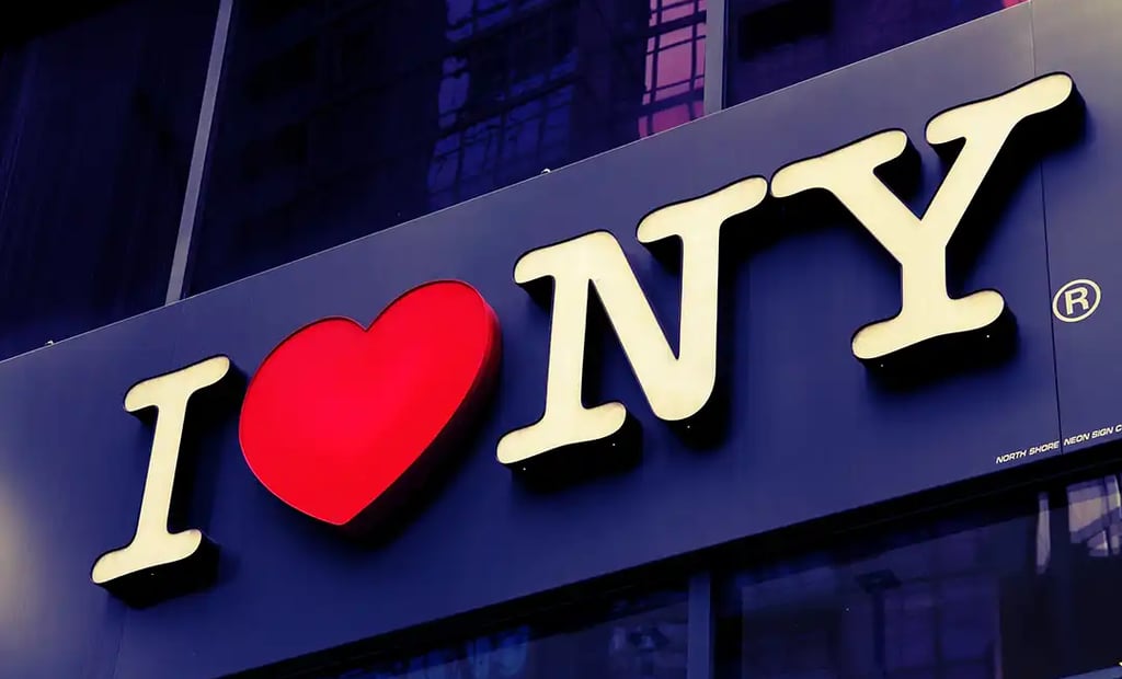 I Love New York Logo Purple FEVR Motion Graphics Company New York