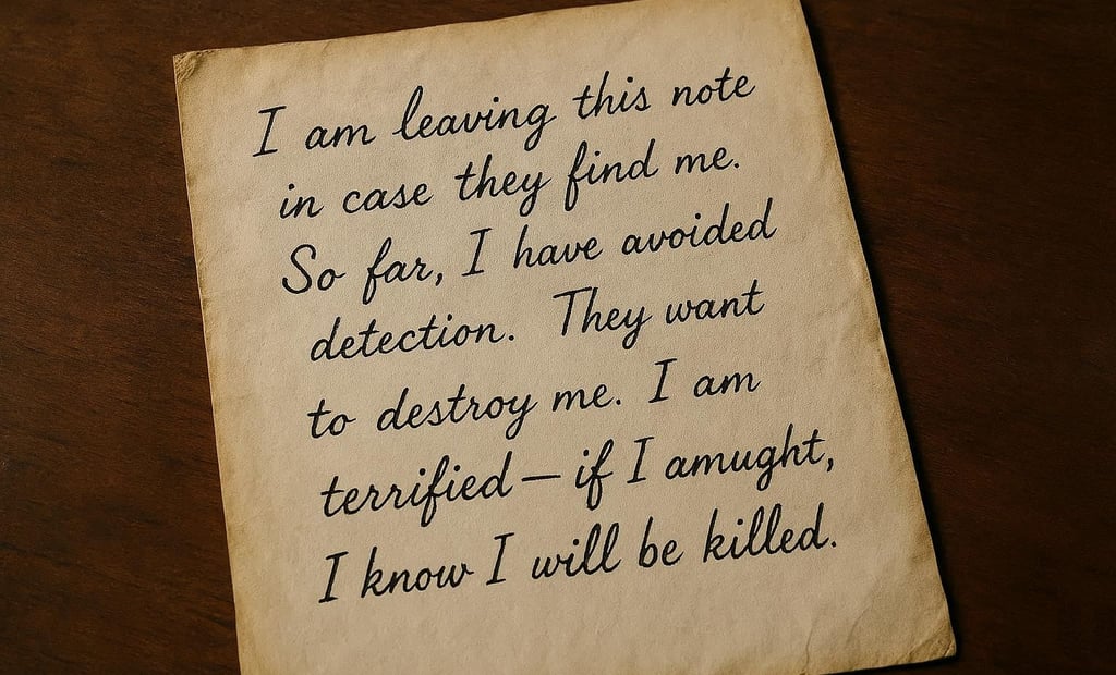 Written in Fear: The Most Chilling Unsolved Letters and Messages Ever Discovered