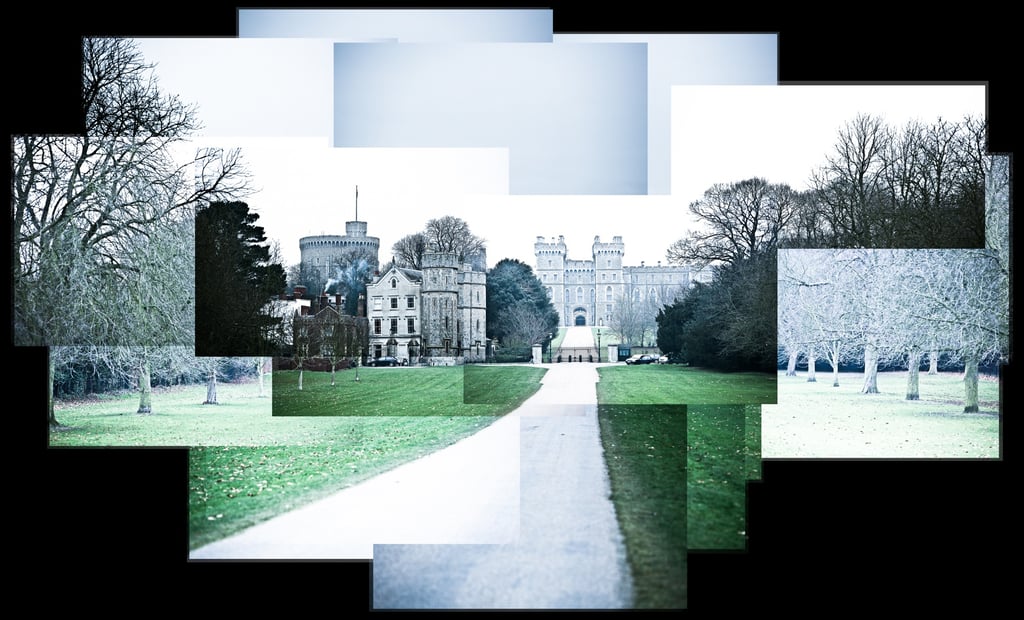 A large joiner composition of Windsor Castle