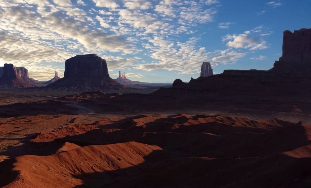 Ethereal scenes along the17-mile scenic dirt loop at Monument Valley Navajo Tribal Park 