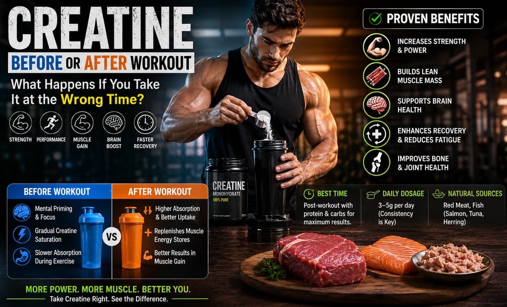 creatine before or after workout