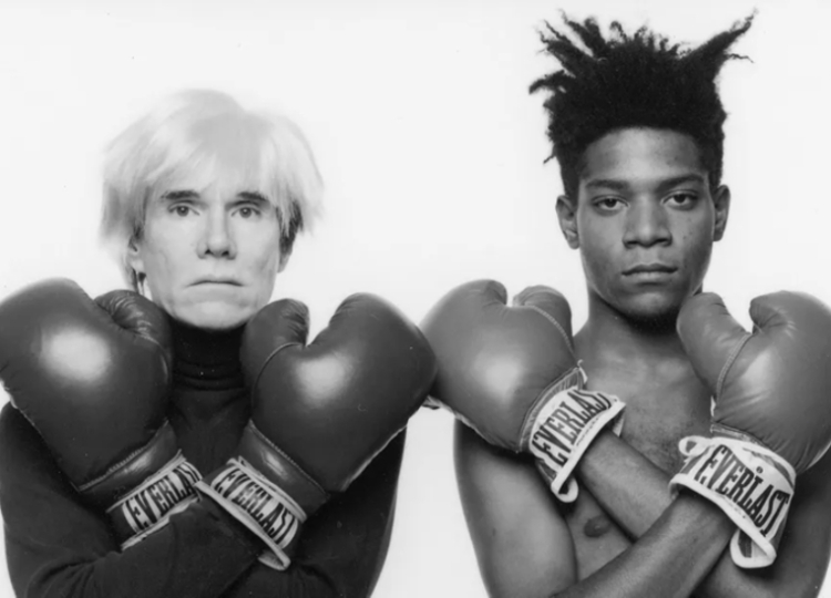 Andy Warhol e Jean-Michel Basquiat. Fonte: Michael Halsband/Landov