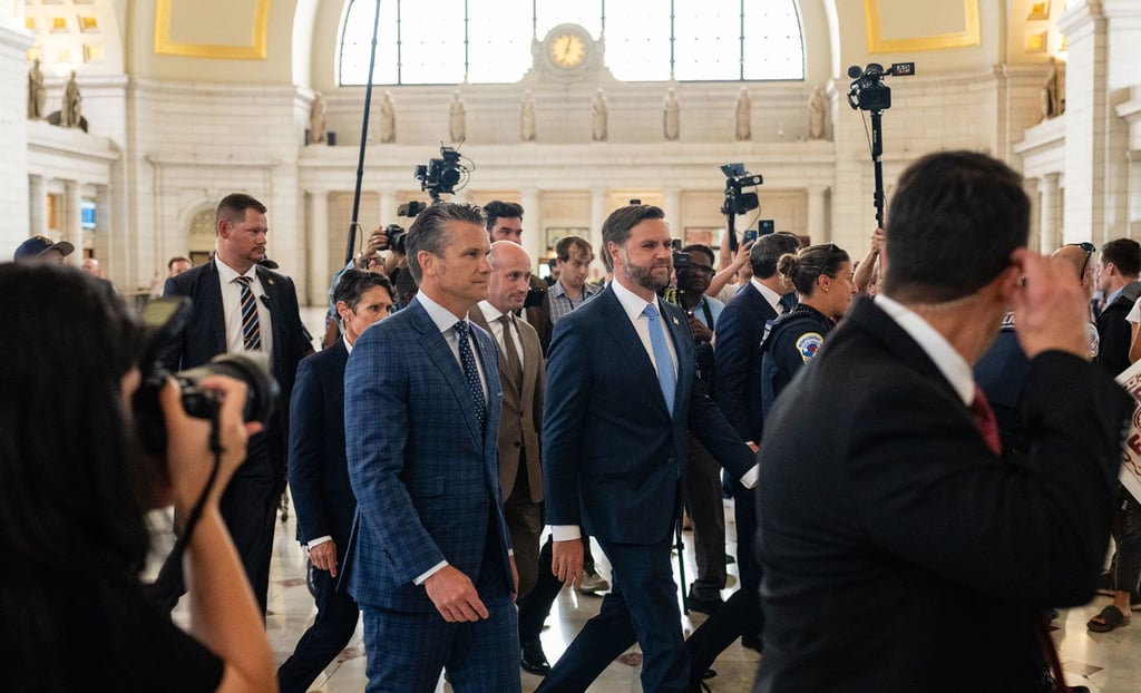 Tensions Flare as Vance and Hegseth Face Protests During National Guard Visit in D.C.
