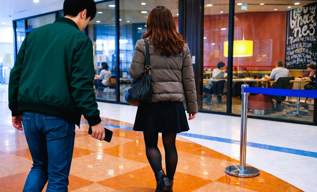 女性の後ろを追いスマホ向ける事案のイメージ画像｜堺市のニュースならサカイタイムズ