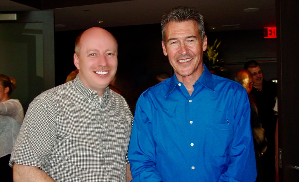 Scott Randy Gerber with Randy Mantooth from the 1970's TV series EMERGENCY